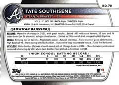2025 Bowman Draft Tate Southisene #BD-70
