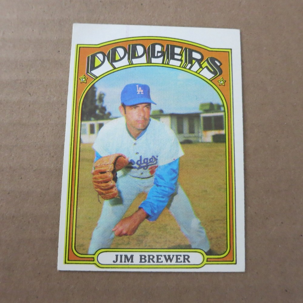 Jim Brewer 1972 Topps #151 Los Angeles Dodgers EX+