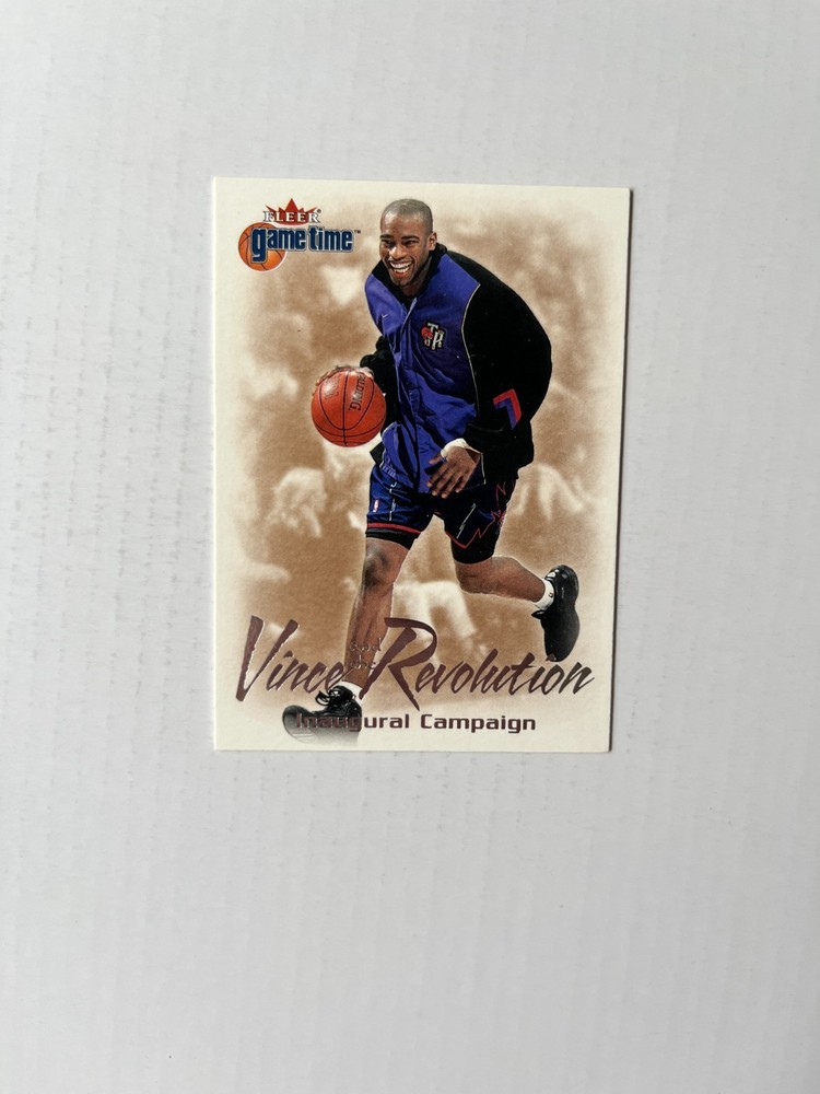 2000-01 Fleer Game Time – Vince and the Revolution #4VR Vince Carter