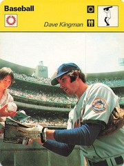 DAVE KINGMAN 1977-79 SPORTSCASTER CARD BASEBALL