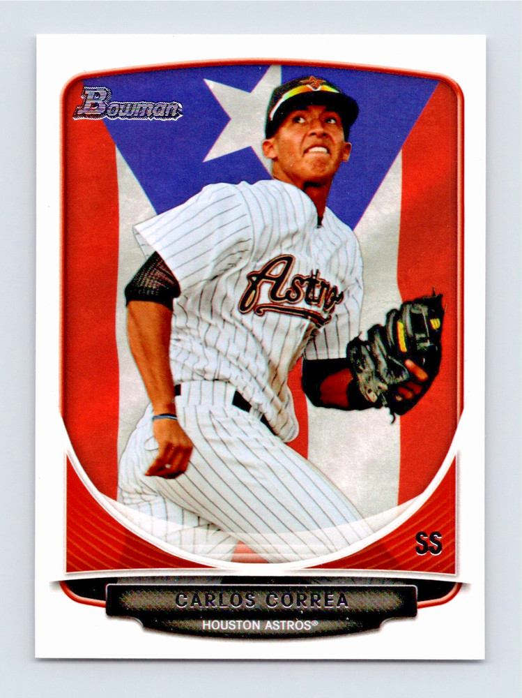 Carlos Correa 2013 Bowman Prospects State & Hometown Rookie #BP100 RC NM-MT
