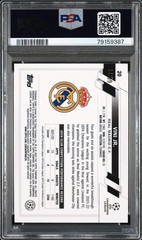 2022-23 Topps Chrome UCC Vinicius Junior #20 Color Match /99 PSA 9 Real Madrid