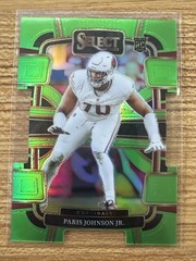 2023 Panini Select – Concourse Paris Johnson Jr. #3 Neon Green Prizm Die-Cut…