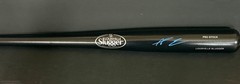 AJ Ewing New York Mets Auto Signed Louisville Slugger Bat Black Beckett Hologram
