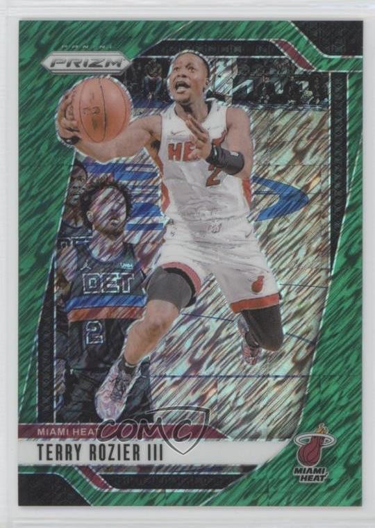 2024-25 Panini Prizm FOTL Green Shimmer 5/5 Terry Rozier III #142 1pe9