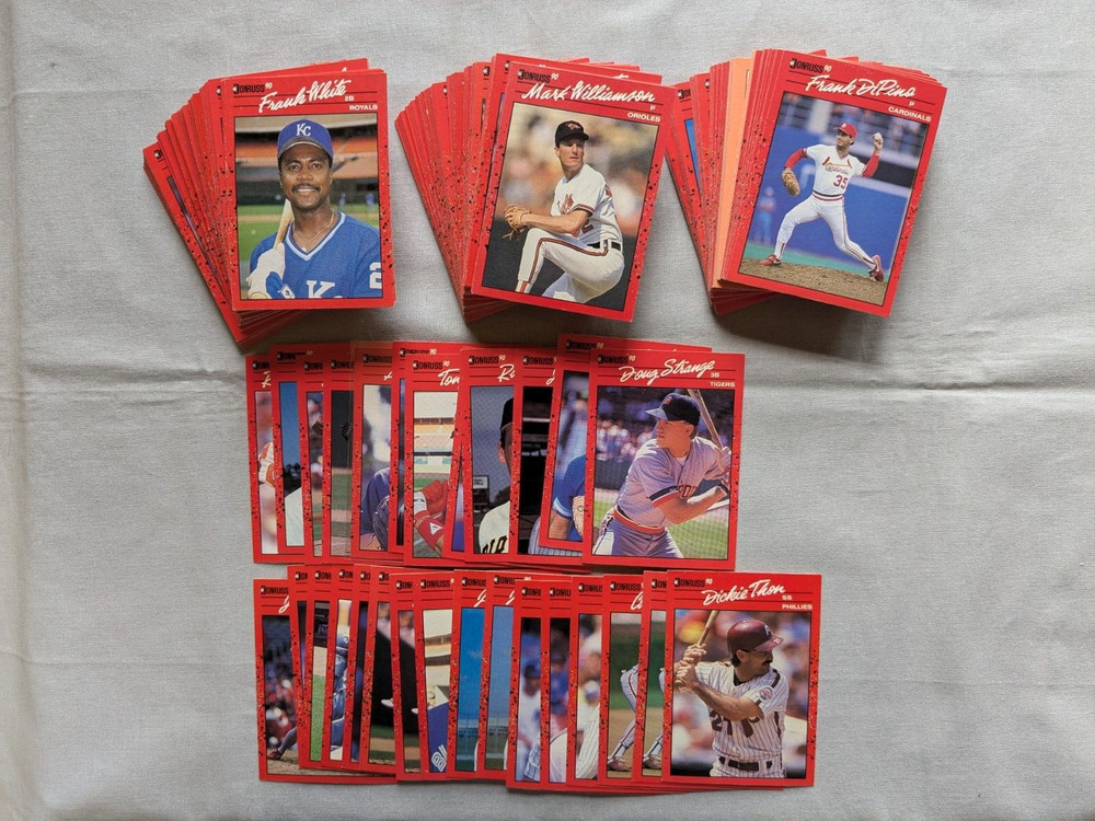 1990 Donruss Baseball Card #201 – #550 – – – Pick A Card – – – Complete a Set