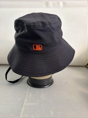 HOUSTON ASTROS BLACK MLB NEW ERA BUCKET HAT Black And Orange Official On Field