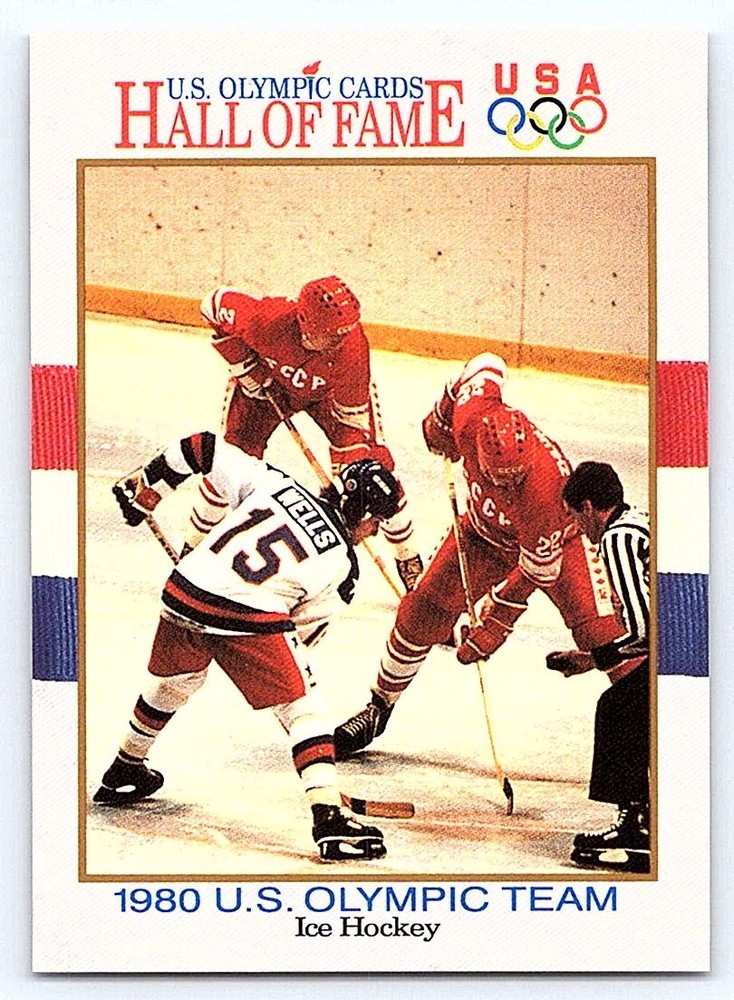 1980 HOCKEY TEAM U.S. OLYMPIC HALL OF FAME 1991 IMPEL #63