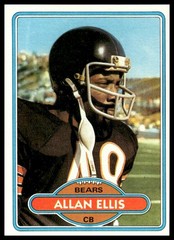 1980 Topps #63 Allan Ellis Chicago Bears NM+