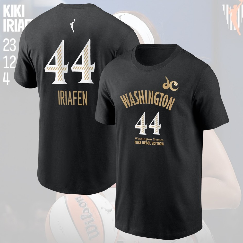 HOT – Kiki Iriafen #44 Washington Mystics 2026 Player Name & Number Fan Apparel
