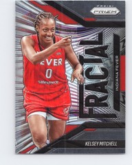 2025 Panini Prizm WNBA #3 Kelsey Mitchell Fractal Indiana Fever