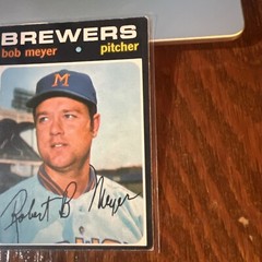 Bob Meyer 1971 O-Pee-Chee #456 Milwaukee Brewers VG-EX Range Vintage