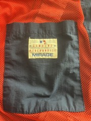 Vtg 90&rsquo;s NY Yankees Jacket Genuine Merchandise by Mirage Red/White/Blue Zip Sz L