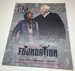 Patriots Foundation Community Report 2022-23 PAT PATRIOT SIGNED