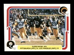 1980 FLEER TEEM ACTION FOOTBALL / SEE DROP DOWN MENU