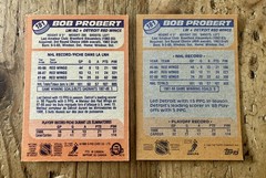 BOB PROBERT 💪🏻💥Lot Of (2) 1988-89 Rookie Cards (1) OPC & (1) Topps Red Wings