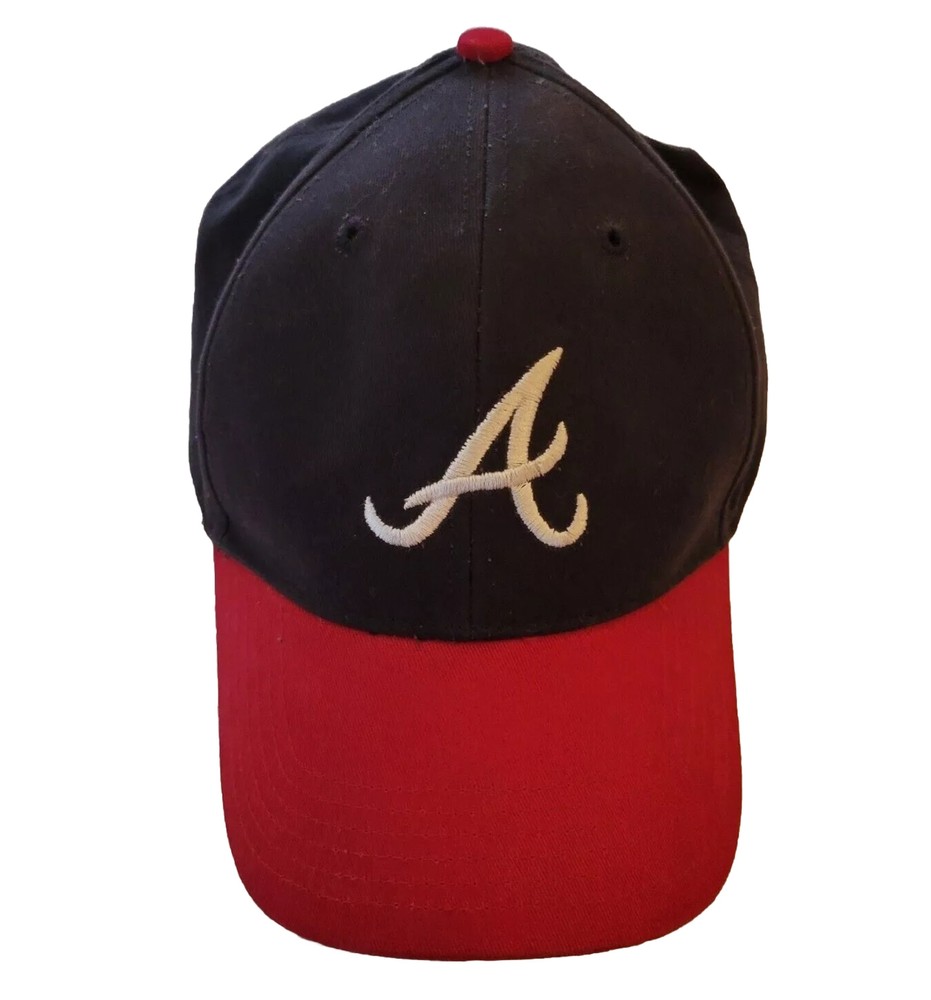 MLB Genuine Merchandise Atlanta Braves Navy and Red Strap-back Cap Hat
