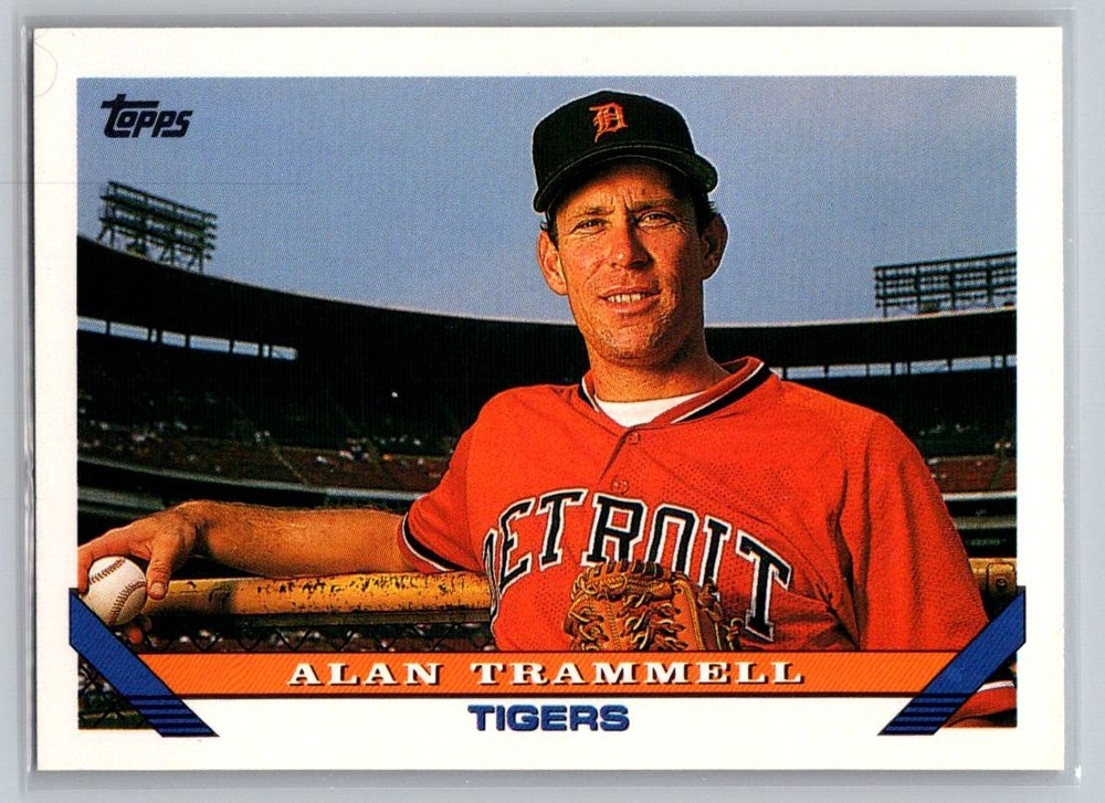 Alan Trammell 1993 Topps #660 Detroit Tigers – Free Shipping