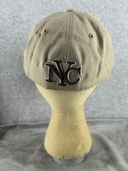 K&B Ethos New York Yankees Hat Cap Adult Large Beige Brown 212 NY Embroidered