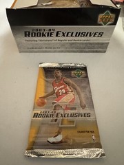 2003-04 Upper Deck ROOKIE EXCLUSIVES Sealed Pack LeBron James RC Year Basketball