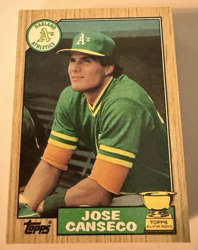1987 Topps Jose Canseco Rookie #620 NrMint-Mint