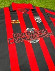 Star Wars Camisa de Futbol Retro, Vader #7 (Talla Grande)