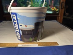 2025 Popcorn Bucket NFL Football Buffalo Bills Farewell Season 1973 to 2025 Logo