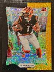 2024 Panini Prizm Deca – Ja&rsquo;Marr Chase #58 Black & Gold Shimmer Prizm /8