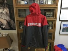 Ohio State Buckeyes Colosseum Red/Gray Full Zip Windbreaker Jacket SZ XL – Cool