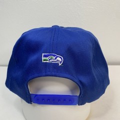 Vintage Seattle Seahawks Snapback Hat 90s NFL Annco Football Script