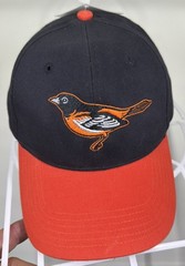 Official Baltimore Orioles Black and Orange Baseball Hat Vintage 1997 Style