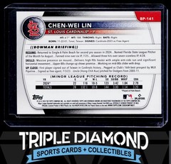 2025 Bowman 1st Chen-Wei Lin Prospects Gold #30/50 Cardinals B723