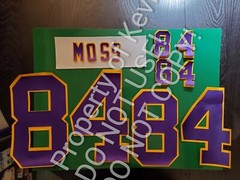 Las Vegas (Any Team/League) Name Number UNSEWN Kit for FOOTBALL Jersey READ DESC