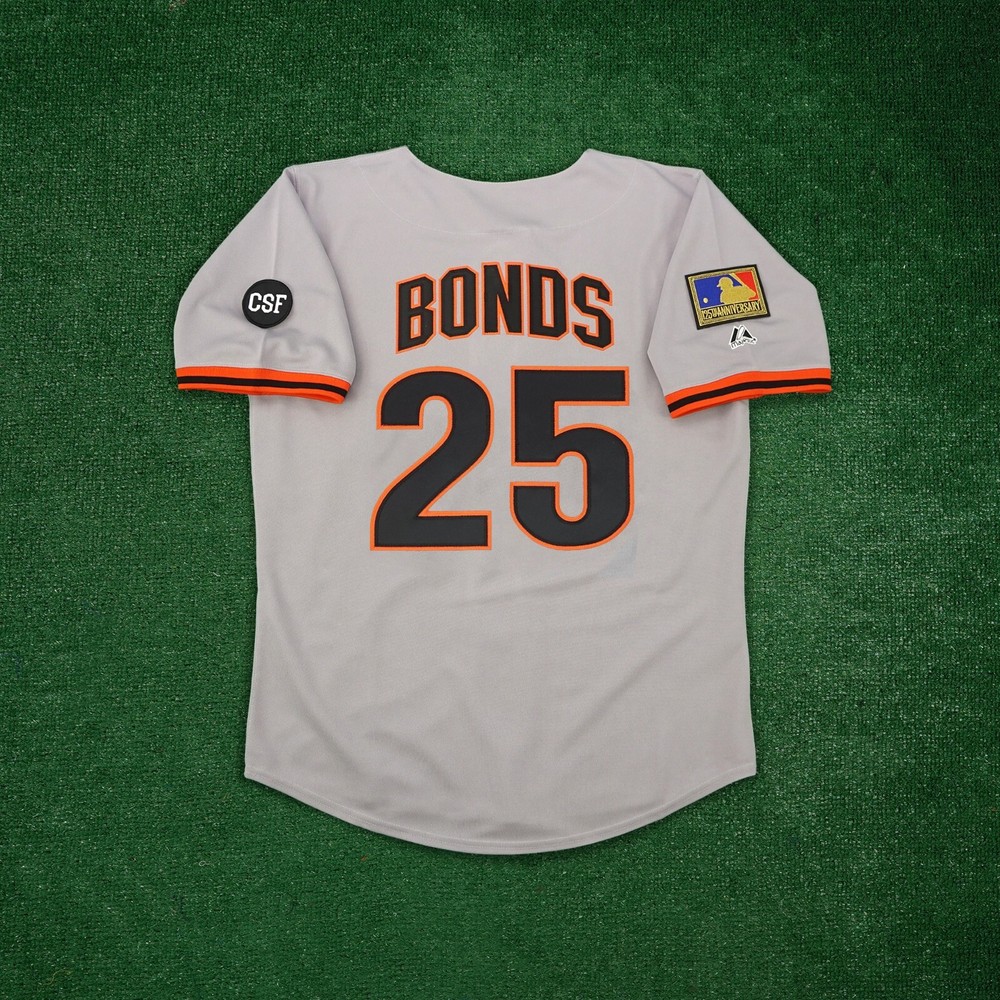 Barry Bonds 1994 San Francisco Giants Cooperstown Men&rsquo;s Road Grey Jersey