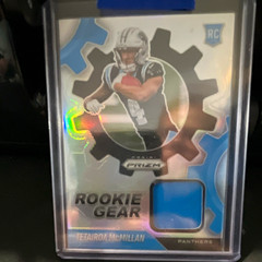 Panini 2025 Prizm Tetairoa Mcmillan Panthers Rookie Gear Mem RGR-TMC