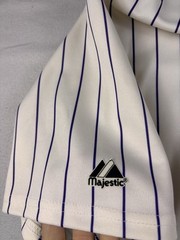 Vintage Majestic Arizona Diamondbacks Sandy Alomar #2 Jersey Size XL Pinstripe