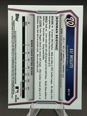 2026 Bowman Chrome Prospects Lava Refractor /399 Eli Willits #BCP-95 Nationals