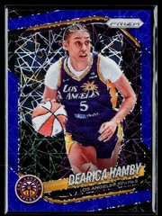 2025 Panini Prizm WNBA Dearica Hamby Blue Velocity 39