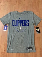 Nike NBA Los Angeles Clippers Team Issued Practice Warm-Up Shirt S new