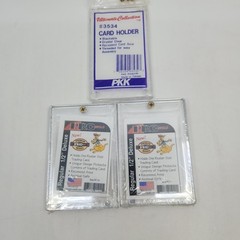 Lot of 3 Pro-Mold PC18 II Screwdown Thicker Card Holders 120 pt 1 PC18 Regular