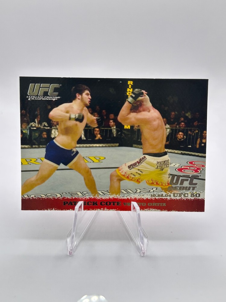 2009 Topps UFC Round 1 #18 Patrick Cote / Tito Ortiz Silver #/288