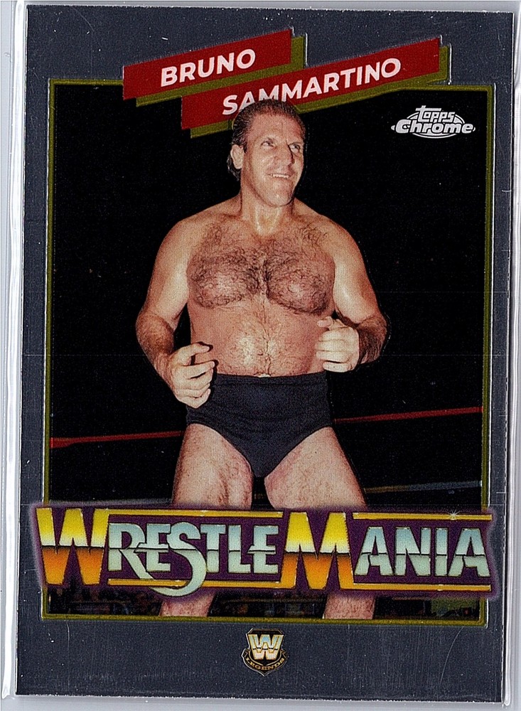 2026 Topps Chrome WWE #WMR-9 Bruno Sammartino WrestleMania Recall