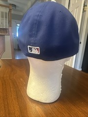 Los Angeles LA Dodgers New Era 59FIFTY Fitted Hat Royal Blue 7 3/8 White Button