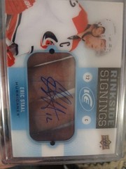 2014 – 15 UPPER DECK RINKSIDE SIGNINGS ERIC STAAL AUTOGRAPH #RS-ES HURRICANES
