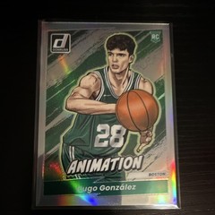 2025-26 Panini Donruss Basketball Animation Rookie #20 Hugo González Celtics SSP