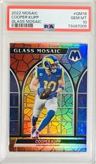 2022 Mosaic Cooper Kupp Glass Mosaic #GM16 PSA Gem Mint 10