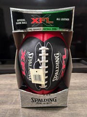 Vintage 2000 Spalding XFL All Leather Official Game Ball VERY RARE CONDITION!