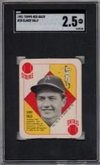 1951 TOPPS #28 ELMER VALO ATHLETICS SET BREAK !! SGC 2.5 GOOD +