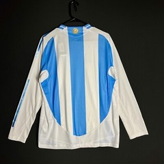 Adidas AFA Argentina Home Men&rsquo;s Size L Official Soccer Jersey Top White #210