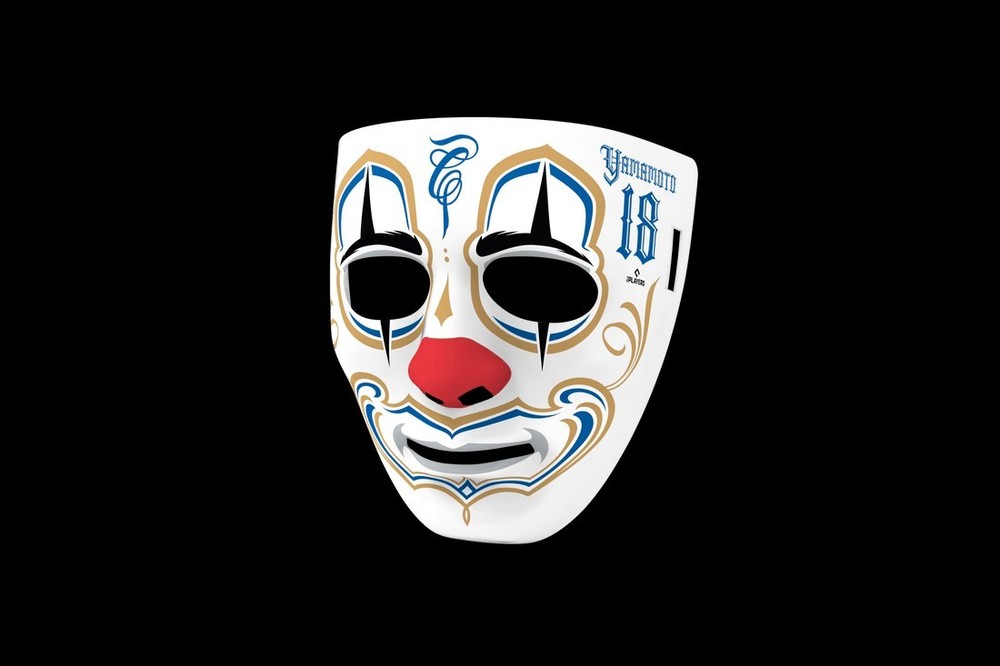 *NEW* Mister Cartoon 2025 World Series Clown Mask Stadium Edition Yamamoto #18